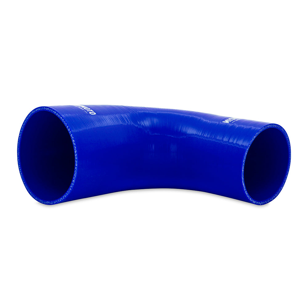 Mishimoto - Mishimoto 90-Degree Silicone Transition Coupler, 3.00-in to 4.00-in, Blue - MMCP-R90-3040BL