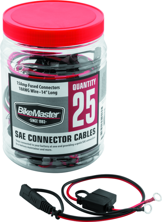 Bike Master - BikeMaster Sae Wire w/Fuse - 25Piece Tub - 152492