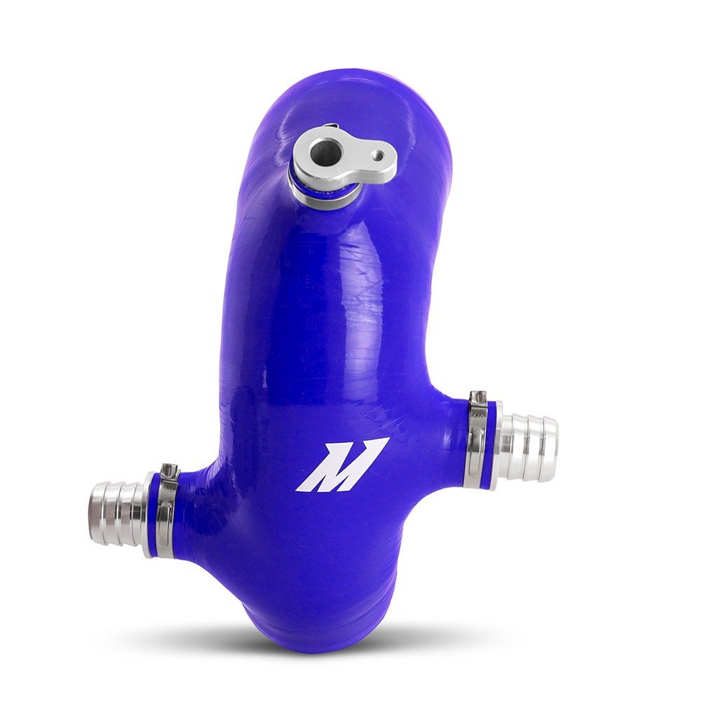 Mishimoto - Silicone Intake J-Tube, Fits Polaris RZR XP Turbo 2016+, Blue - MMHOSE-RZR-16AIBL