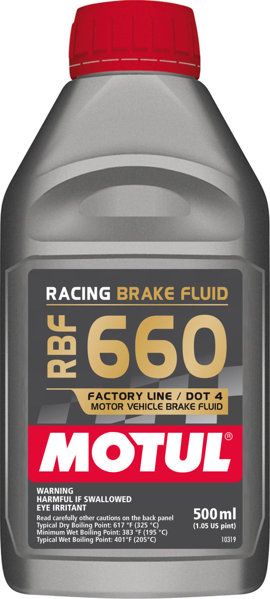 Motul - Motul 1/2L Brake Fluid RBF 660 - Racing DOT 4 - 101667