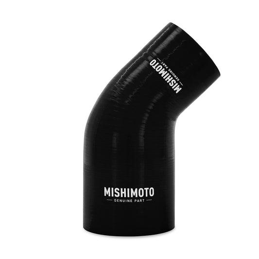 Mishimoto - Mishimoto 45-Degree Silicone Transition Coupler, 2.25-in to 3.00-in, Black - MMCP-R45-22530BK