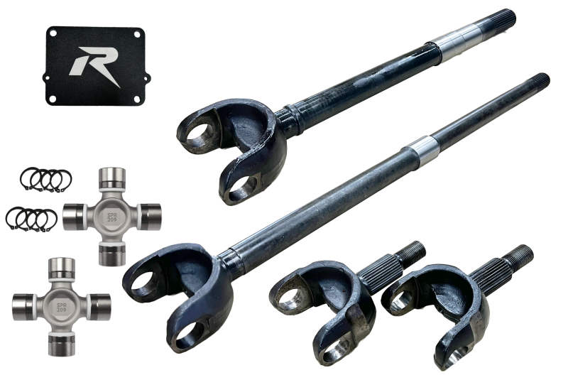 Revolution Gear & Axle - Revolution Gear & Axle 2018+ Jeep Wrangler JL & JT 1-Piece Chromoly Discovery Series Front Axle Kit - DC-D44-JLJT-1PC