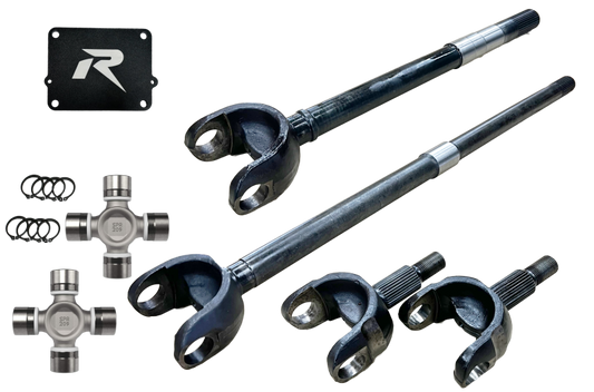 Revolution Gear & Axle - Revolution Gear & Axle 2018+ Jeep Wrangler JL & JT 1-Piece Chromoly Discovery Series Front Axle Kit - DC-D44-JLJT-1PC