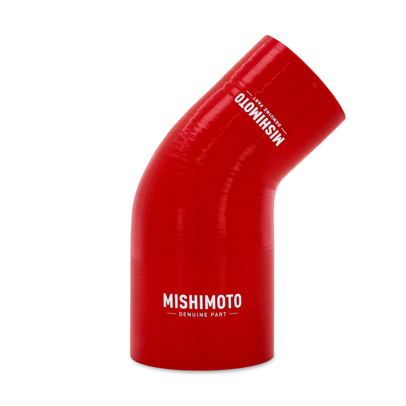 Mishimoto - Mishimoto 45-Degree Silicone Transition Coupler, 2.50-in to 3.00-in, Red - MMCP-R45-2530RD