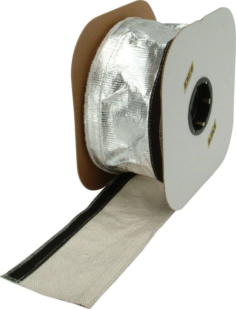 DEI - DEI Heat Shroud 2-1/2in x 50ft Spool - Aluminized Sleeving-Hook and Loop Edge - 93487