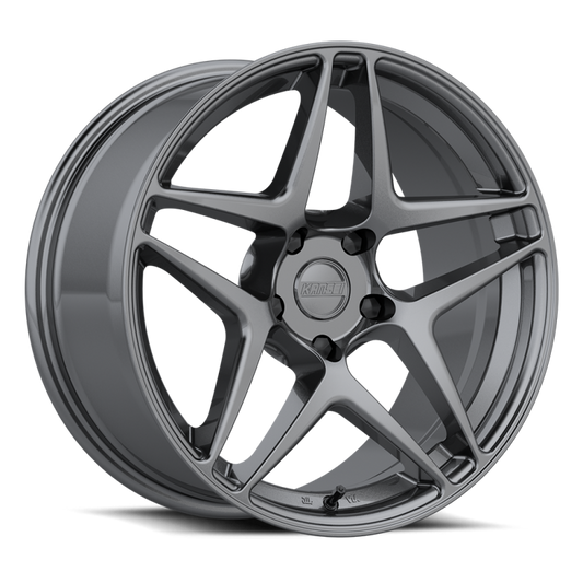 Kansei - Kansei K15G Astro 18x10.5in / 5x114.3 BP / 12mm Offset / 73.1mm Bore - Gunmetal Wheel - K15G-181512+12