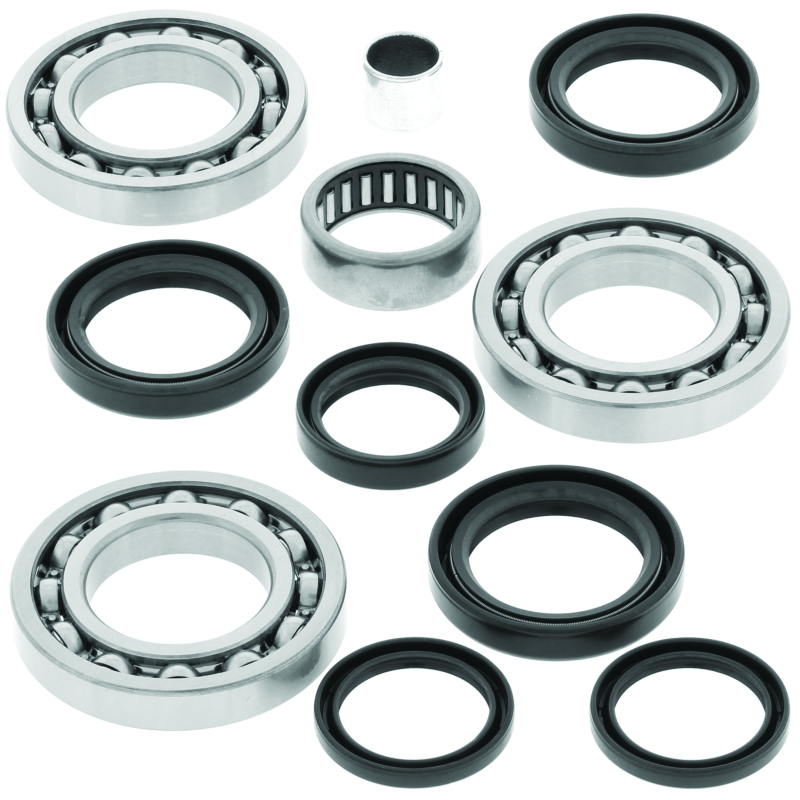 QuadBoss - QuadBoss 06-07 Polaris Hawkeye 300 4x4 Front Differential Bearing & Seal Kit - 413972