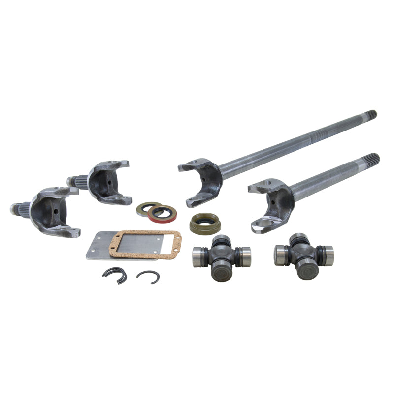 Yukon Gear - Yukon front 4340 Chrome-Moly axle kit D44 '69-'80 GM truck & Blazer D44 19/30spl - YA W24150