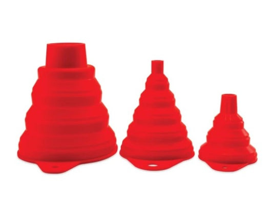 Griots Garage - Griots Garage Collapsible Silicone Funnels - Set of 3 - 47715