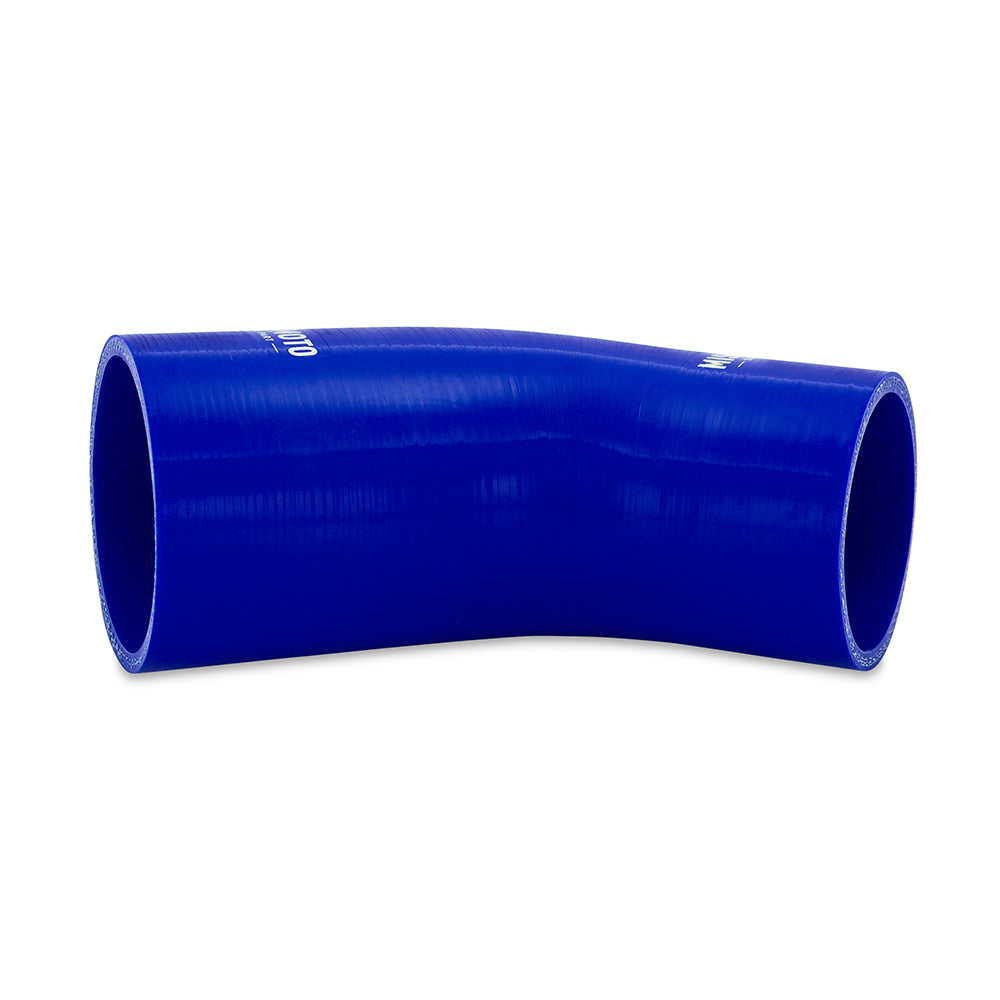 Mishimoto - Mishimoto 45-Degree Silicone Transition Coupler, 2.25-in to 2.50-in, Blue - MMCP-R45-22525BL