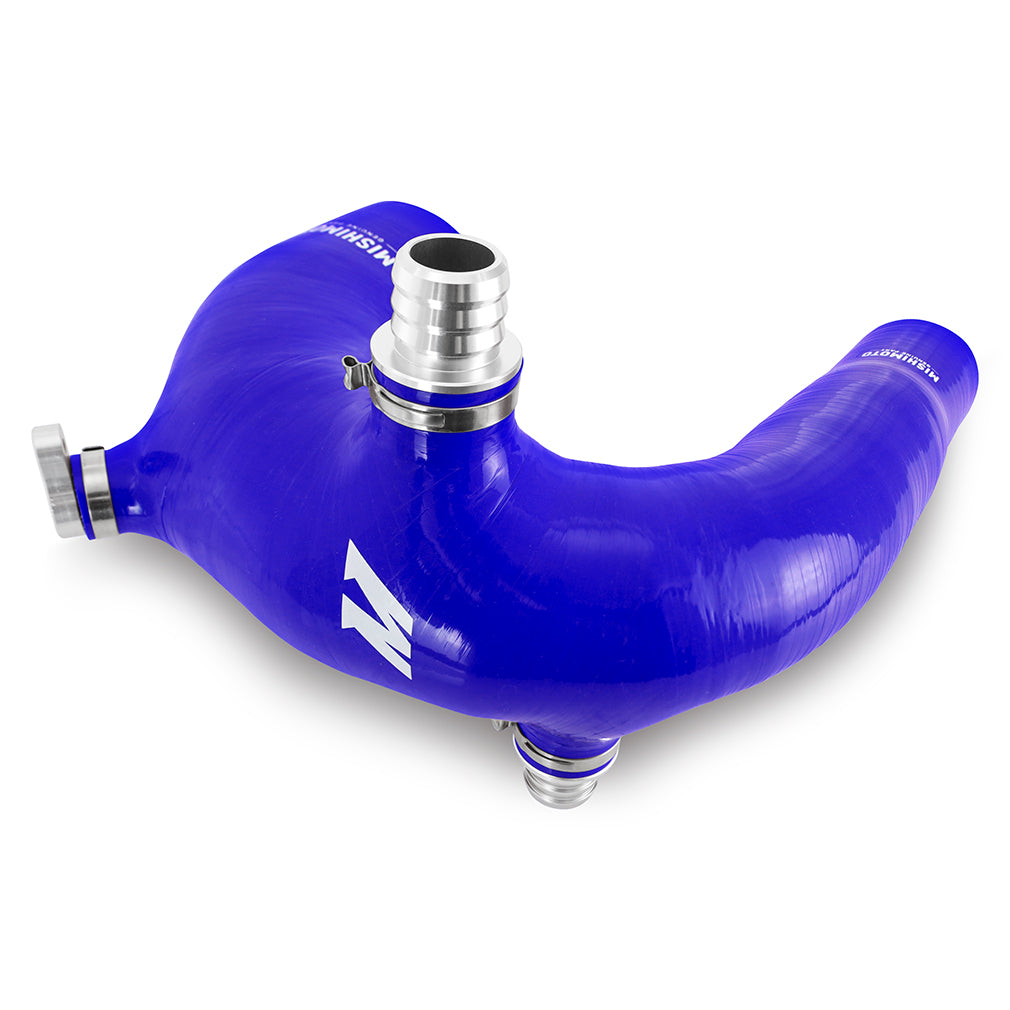 Mishimoto - Silicone Intake J-Tube, Fits Polaris RZR XP Turbo 2016+, Blue - MMHOSE-RZR-16AIBL