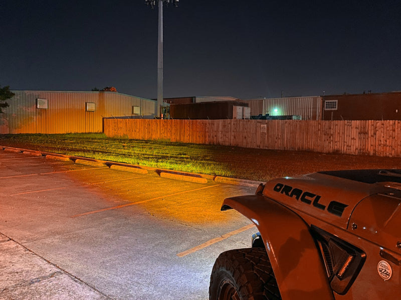 ORACLE Lighting - ORACLE Lighting 18-22 Jeep Wrangler JL Skid Plate w/ Integr LED Emitters - Amber SEE WARRANTY - 5883-005