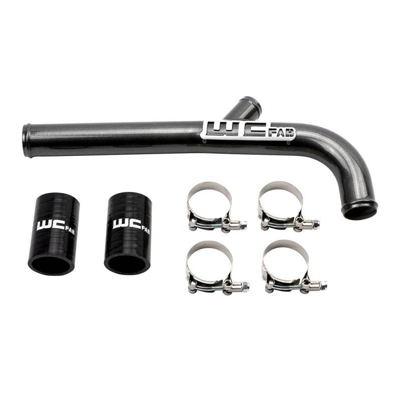 Wehrli - Wehrli 13-15 Dodge Cummins 6.7L w/Dual Radiator Upper Coolant Pipe - Bengal Red - WCF100867-BR