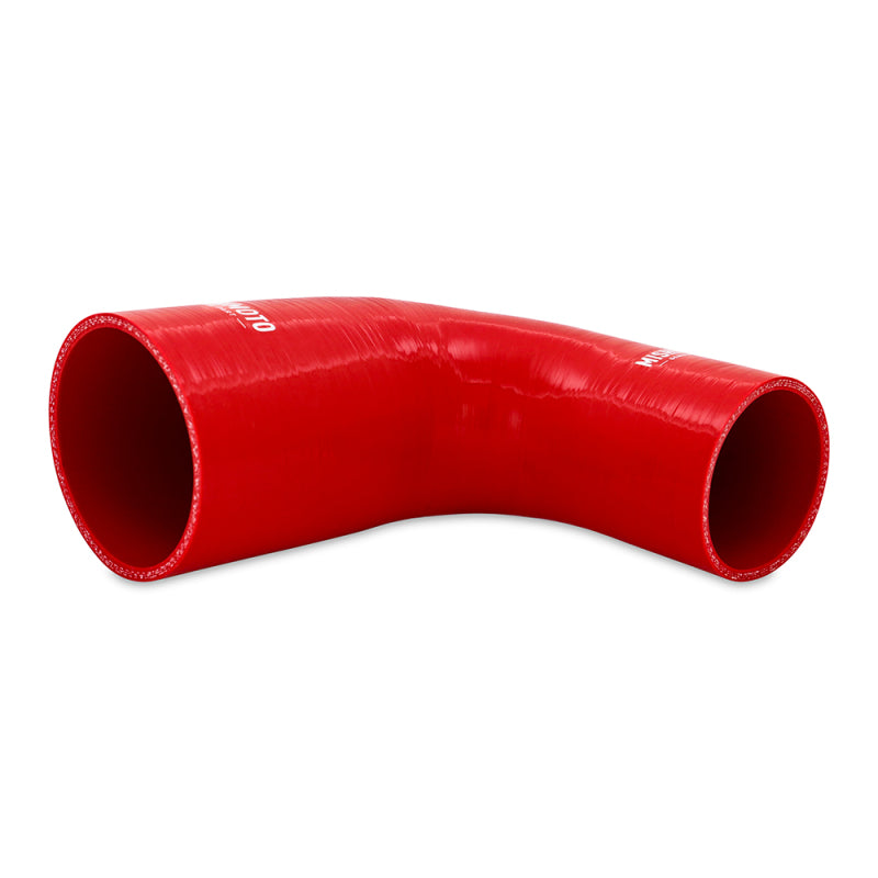 Mishimoto - Mishimoto 90-Degree Silicone Transition Coupler, 2.50-in to 3.00-in, Red - MMCP-R90-2530RD