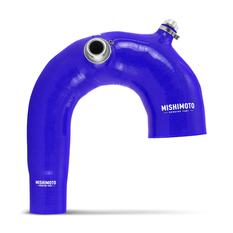 Mishimoto - Silicone Intake J-Tube, Fits Polaris RZR XP Turbo 2016+, Blue - MMHOSE-RZR-16AIBL