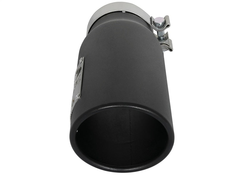 aFe - aFe MACH Force-Xp 409 Stainless Steel Exhaust Tip 3.5 In x 4.5in Out x 12in L Clamp-On - 49T35451-B12