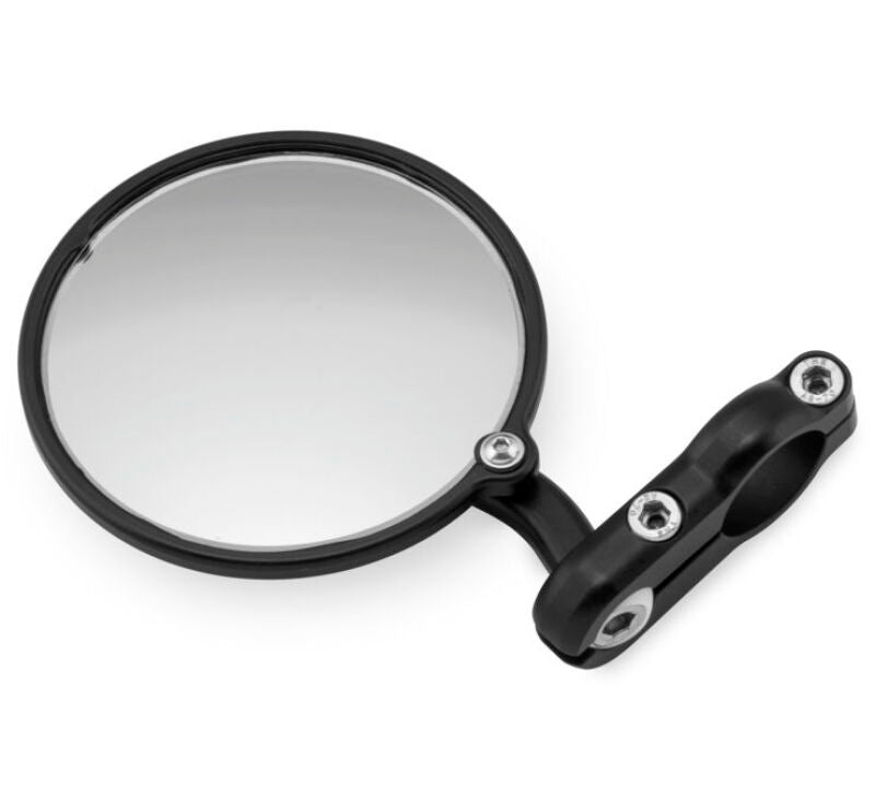 CRG Constructors - CRG Hindsight EXO Folding 3 in. Round Bar-End Mirror Left - Black - HSLS-EXO-L