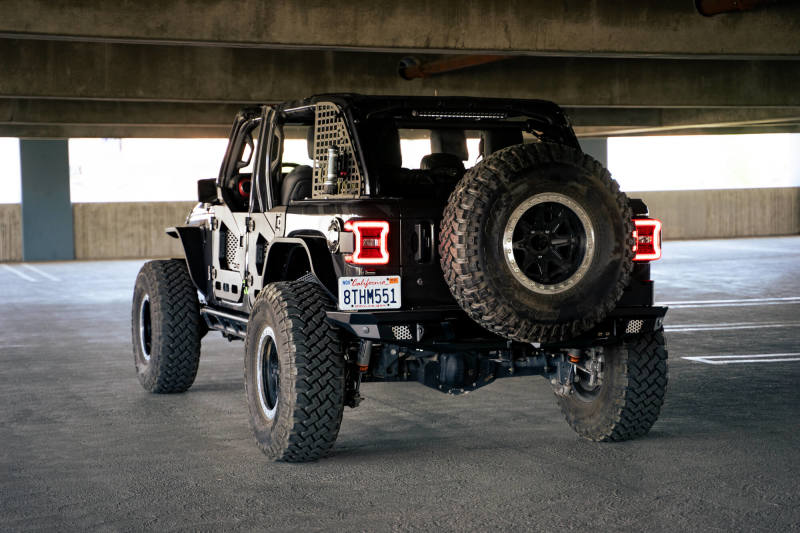 DV8 Offroad - DV8 Offroad 18-23 Jeep Wrangler JL Slim Fender Flares - FDJL-07