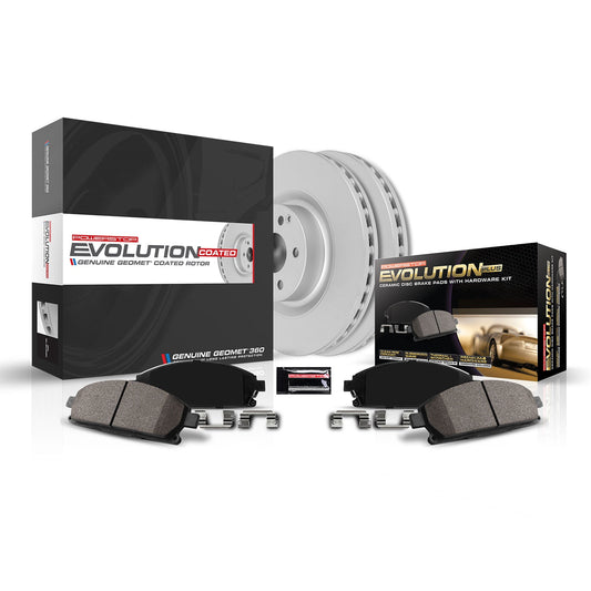 PowerStop - Power Stop 03-09 Toyota 4Runner Front Z17 Evolution Geomet Coated Brake Kit - CRK137