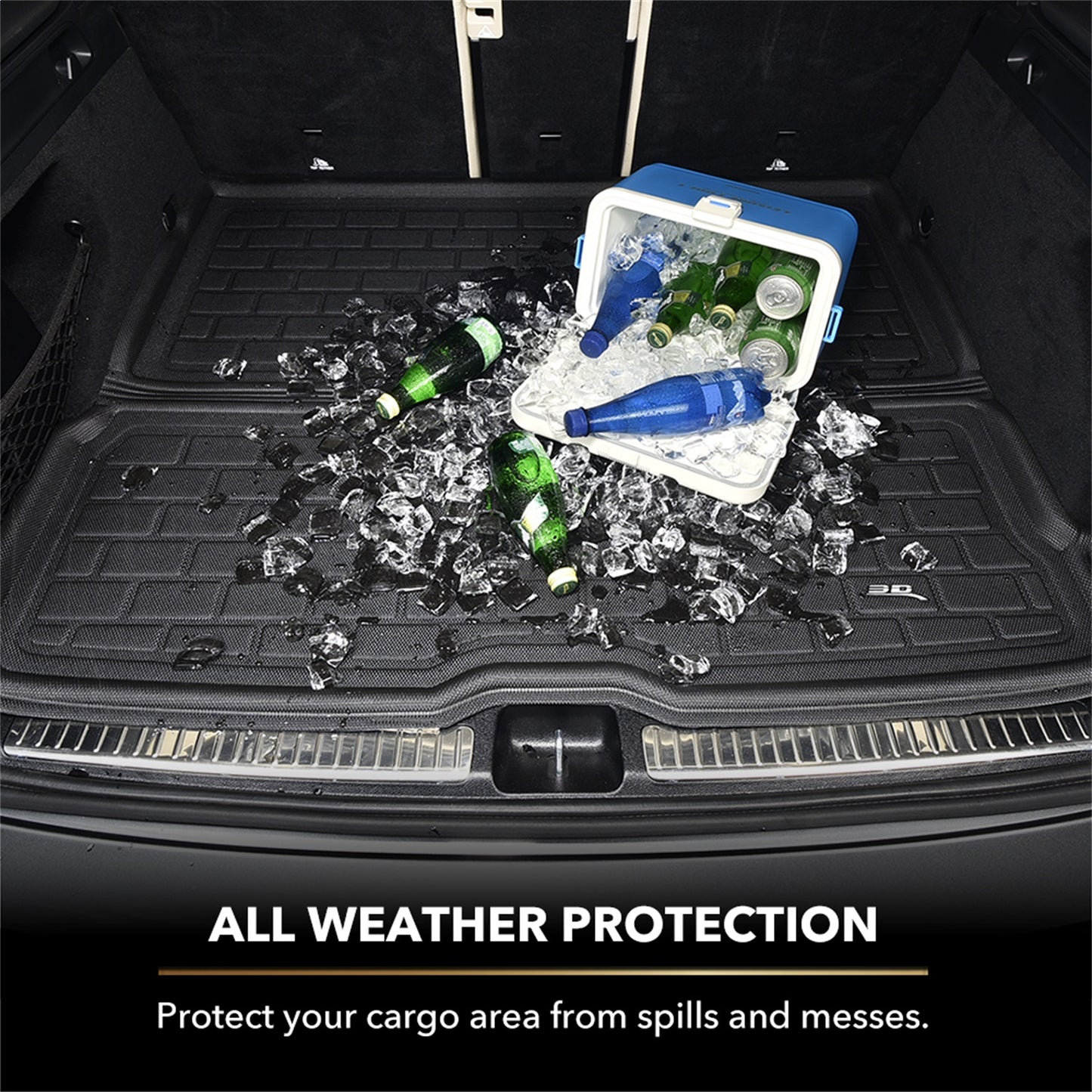 3D MAXpider - Cargo Liner; 1 pc.; Cross Fold; Rear; Kagu Black; - M1FR1381309