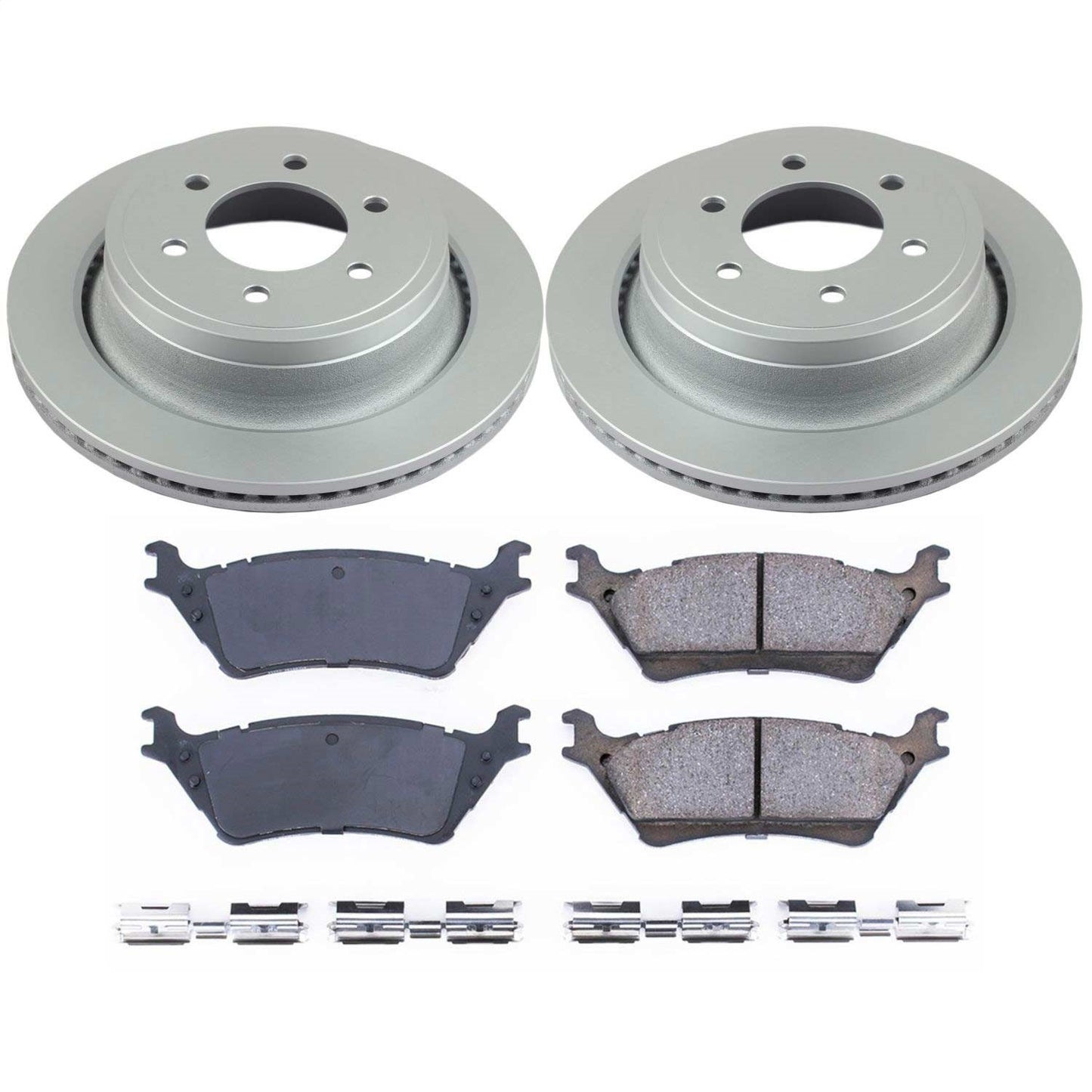 PowerStop - Power Stop 12-18 Ford F-150 Rear Z17 Evolution Geomet Coated Brake Kit - CRK6271