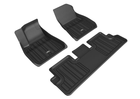 3D MAXpider - ELITECT Floor Mat; Black; 2 pc. Front Row; 1 pc. 2nd Row; - E1TL02601809