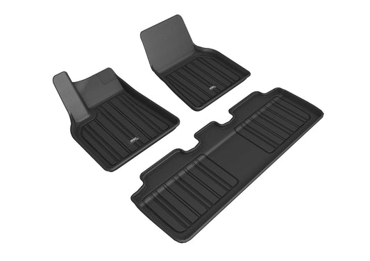 3D MAXpider - ELITECT Floor Mat; Black; Front and Rear; - E1TL02701809