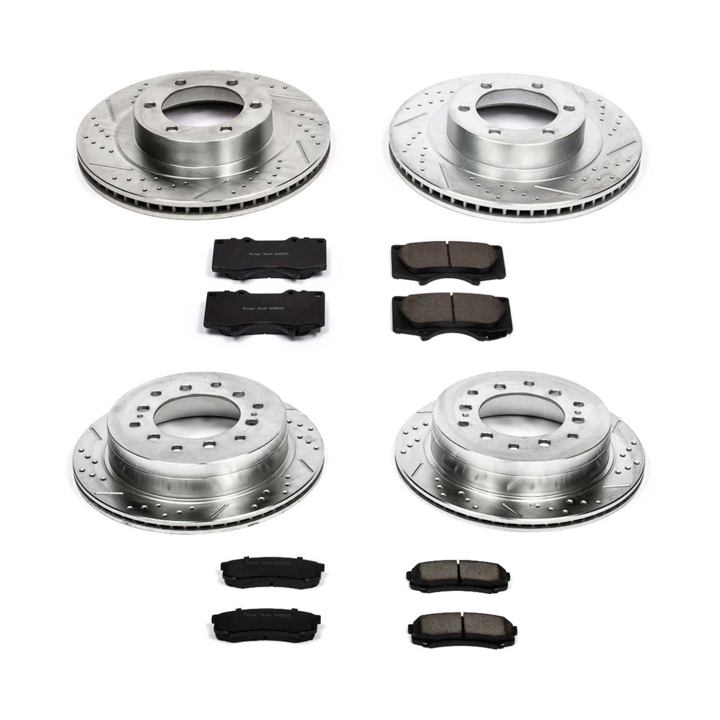 PowerStop - Power Stop 03-09 Lexus GX470 Front & Rear Z23 Evolution Sport Brake Kit - K2422