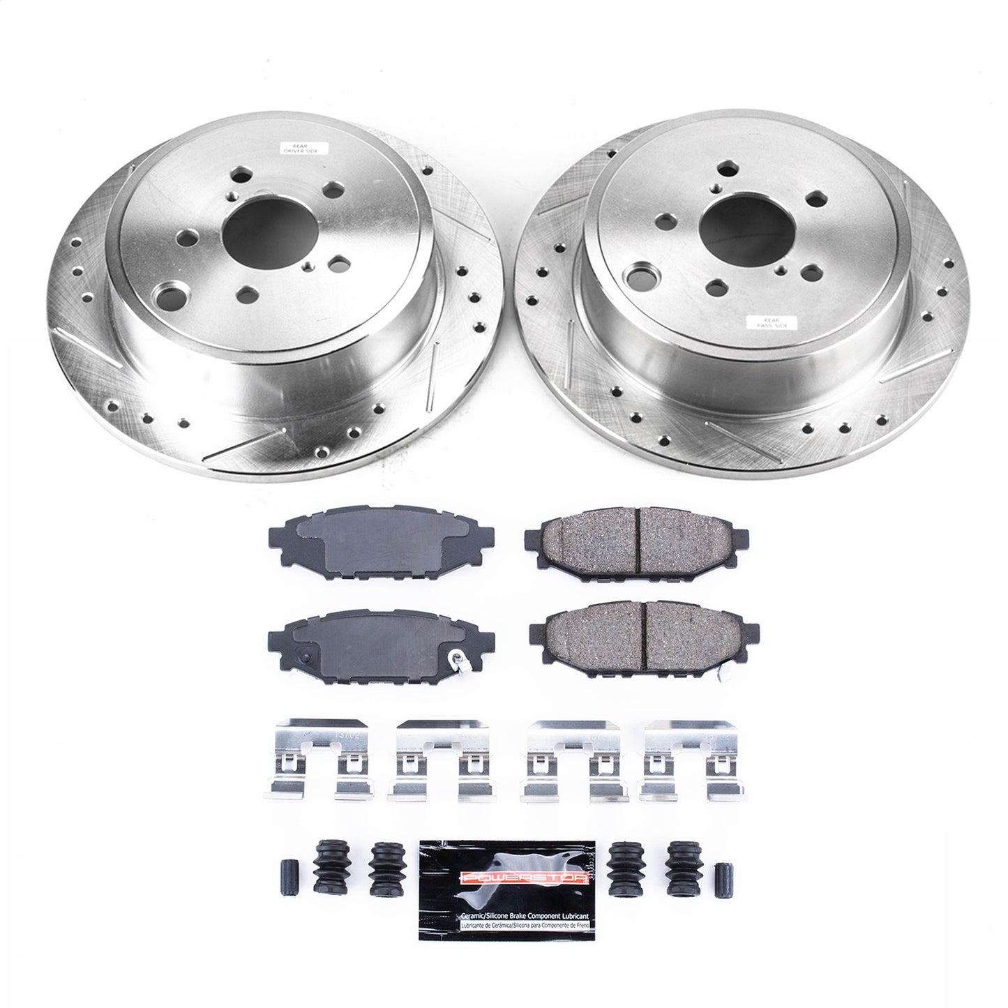 PowerStop - Power Stop 13-16 Subaru BRZ Rear Z23 Evolution Sport Brake Kit - K4631