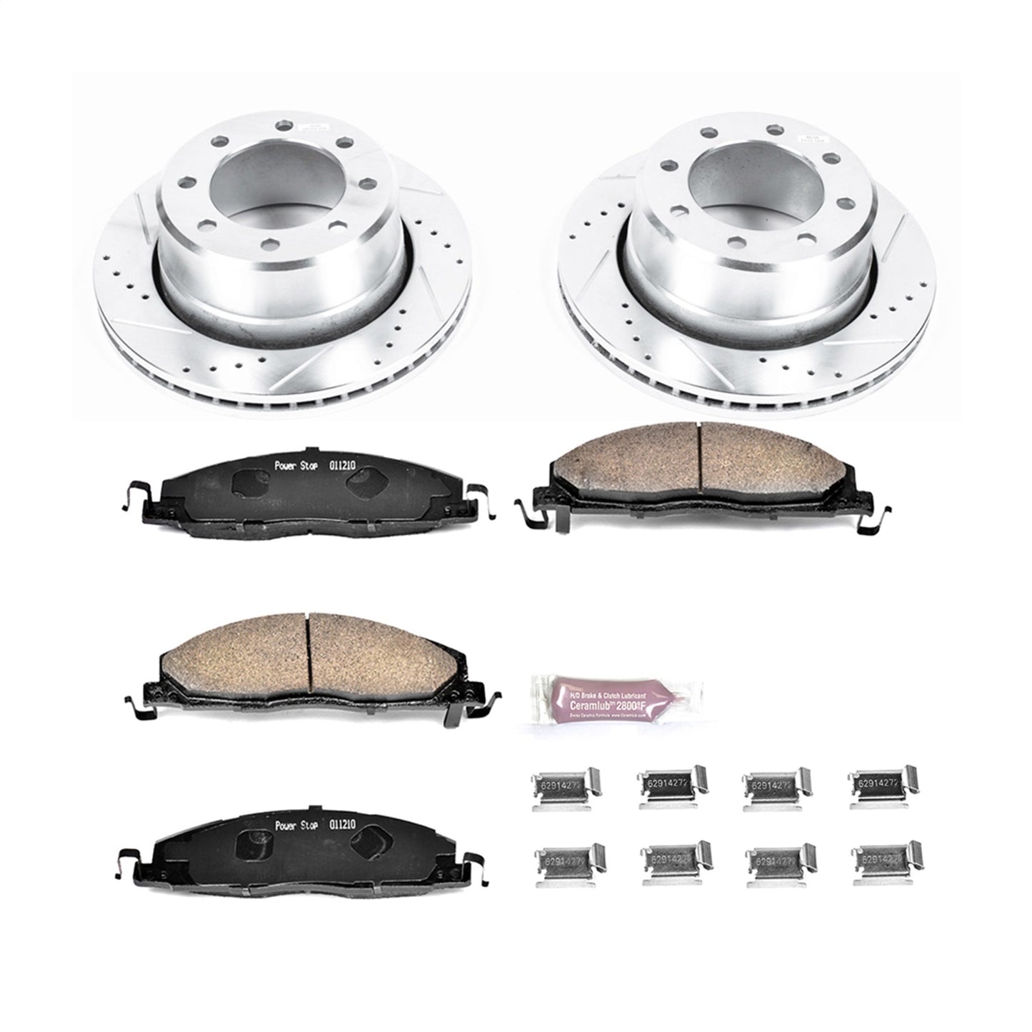 PowerStop - Power Stop 11-12 Ram 3500 Rear Z23 Evolution Brake Kit - K5487