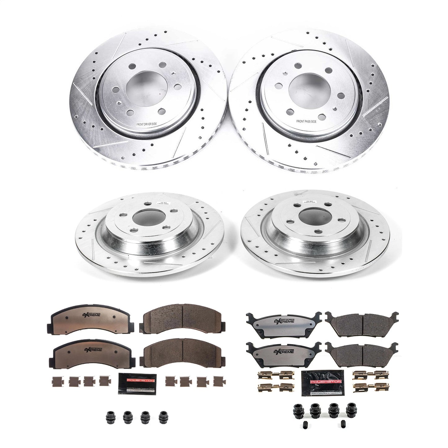 PowerStop - Power Stop 15-17 Ford F-150 Front & Rear Z36 Truck & Tow Brake Kit - K6803-36