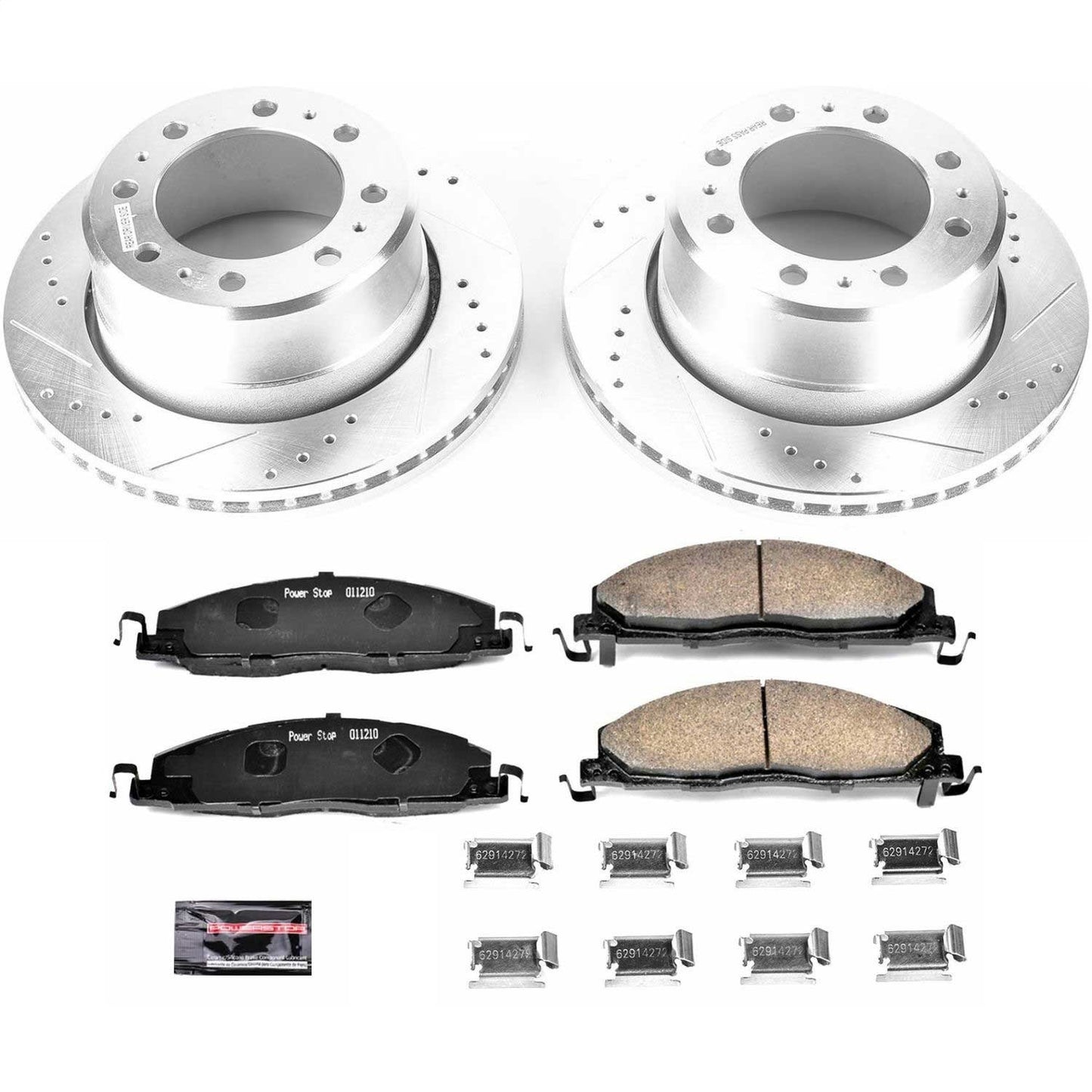 PowerStop - Power Stop 13-18 Ram 3500 Rear Z23 Evolution Brake Kit - K7131