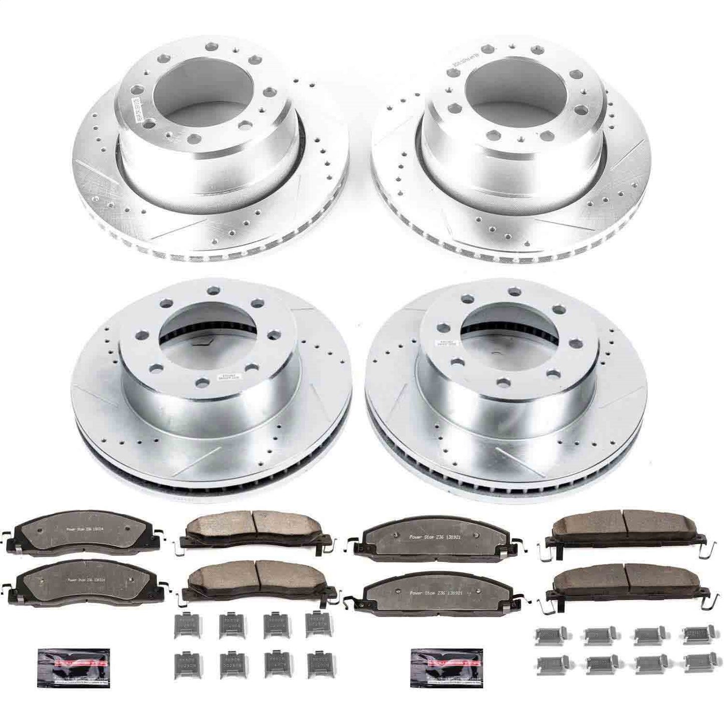 PowerStop - Power Stop 13-18 Ram 3500 Front and Rear Z36 Truck & Tow Brake Kit - K7141-36