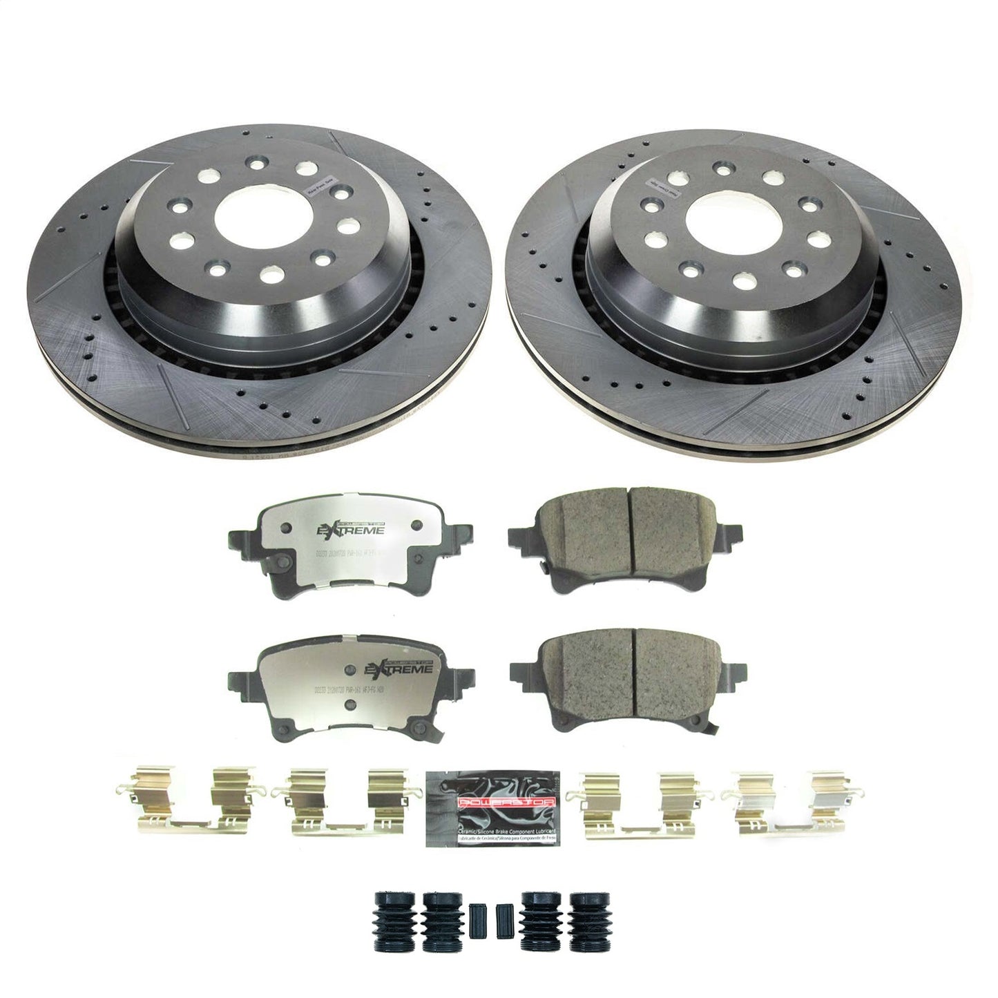 PowerStop - Power Stop 20-21 Jeep Gladiator Rear Z36 Truck & Tow Brake Kit - K8490-36