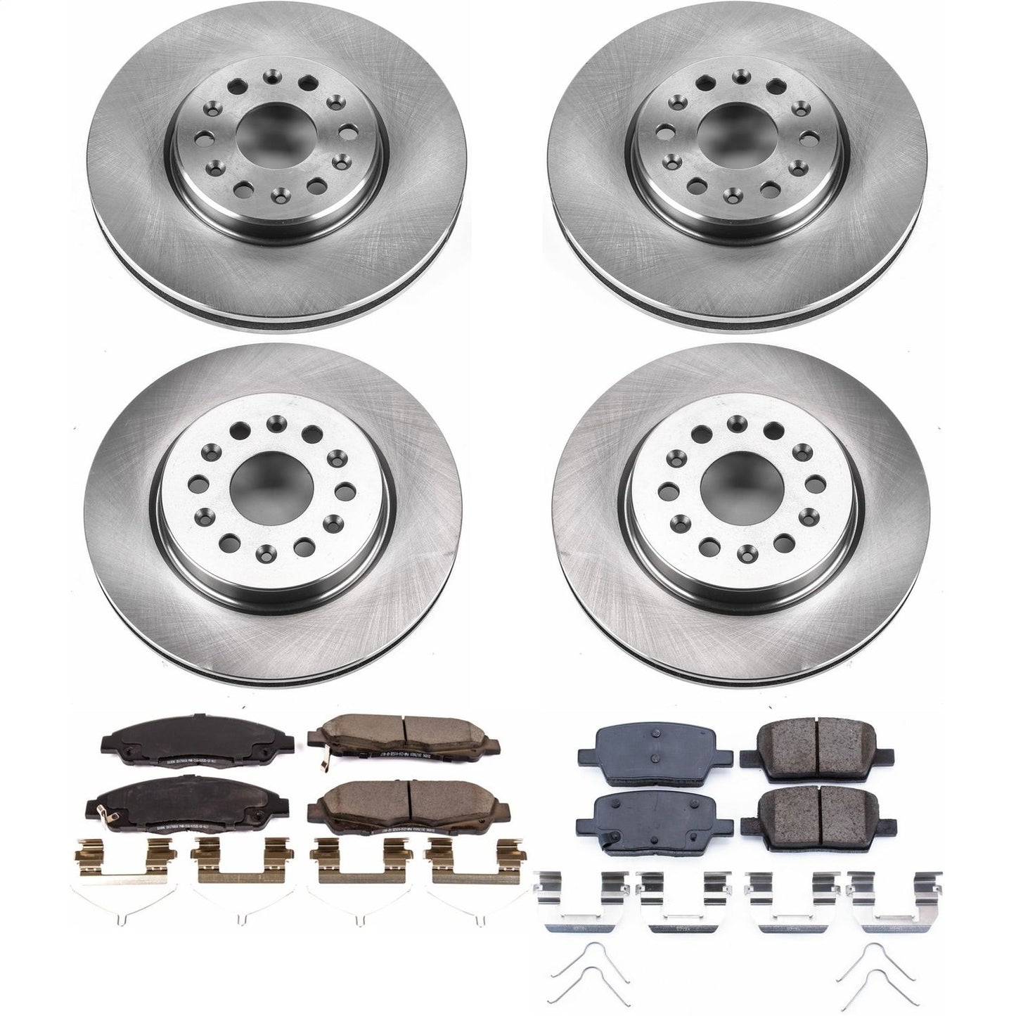 PowerStop - Power Stop 17-18 GMC Acadia Front & Rear Autospecialty Brake Kit - KOE7410