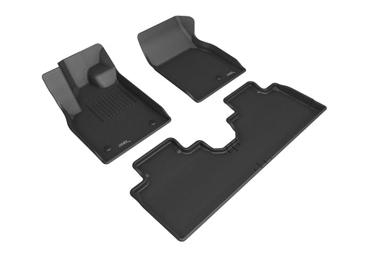 3D MAXpider - KAGU Floor Mat; Black; 3 pc.; 2 pc. Front Row; 1 pc. 2nd Row; - L1FR13801509