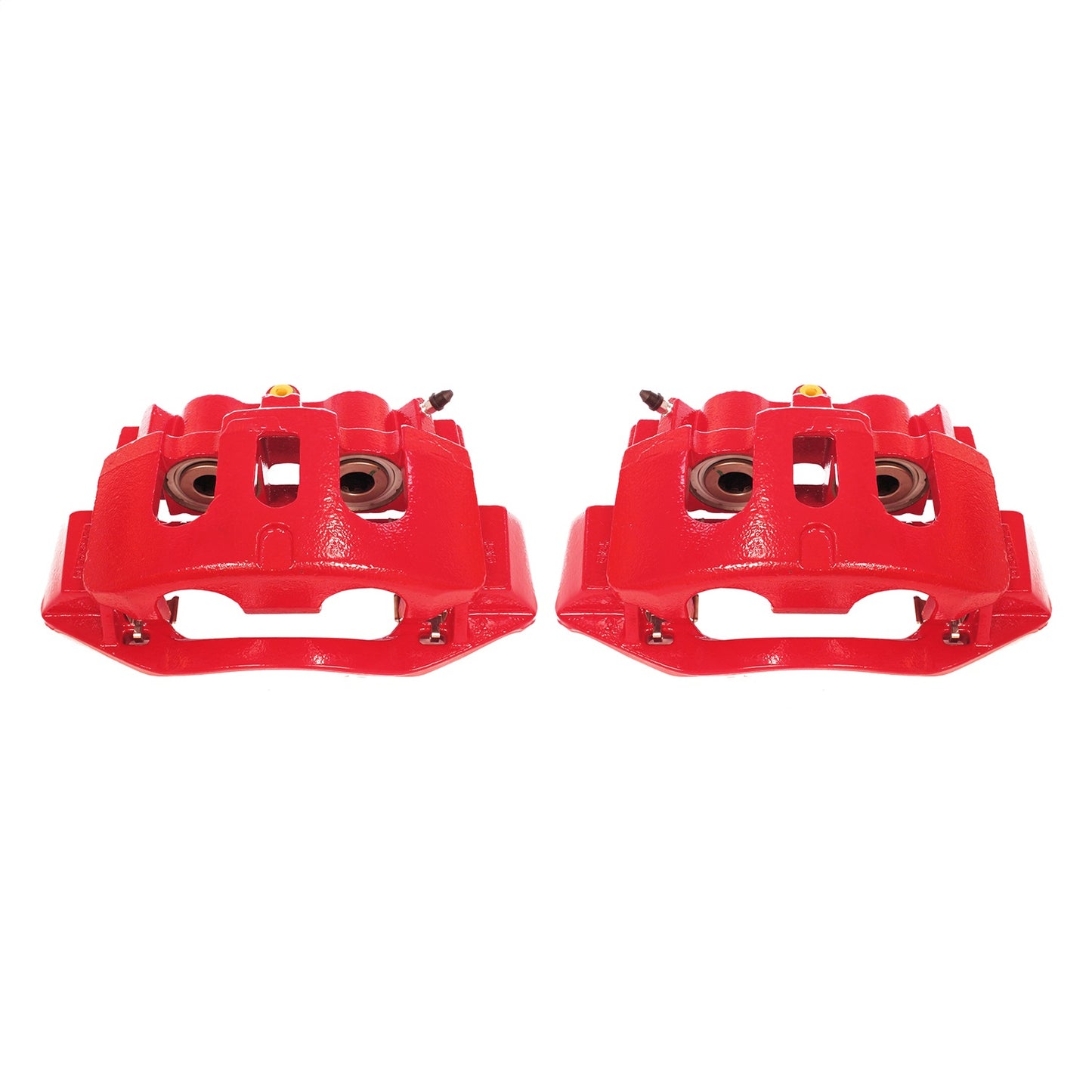 PowerStop - Power Stop 11-19 Chevrolet Silverado 2500 HD Rear Red Calipers w/Brackets - Pair - S5306