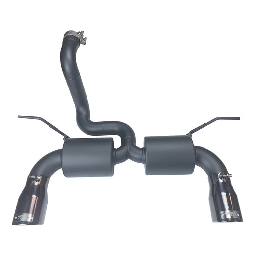 Injen - Black Dual Axle Back Exhaust System - SES5005BLK