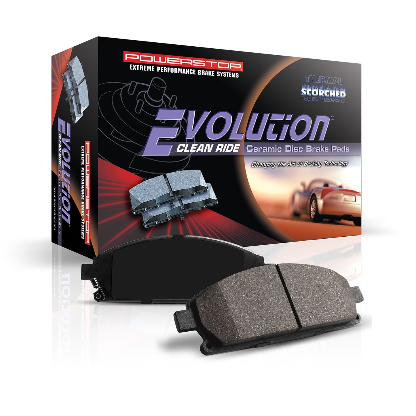 PowerStop - Power Stop 90-01 Jeep Cherokee Front Z16 Evolution Ceramic Brake Pads - 16-477