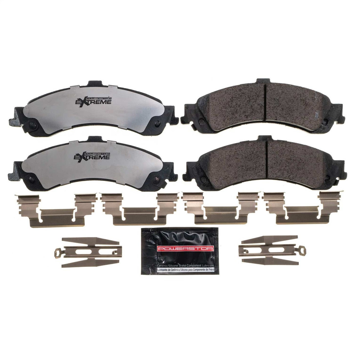 PowerStop - Power Stop 02-06 Cadillac Escalade Rear Z36 Truck & Tow Brake Pads w/Hardware - Z36-834