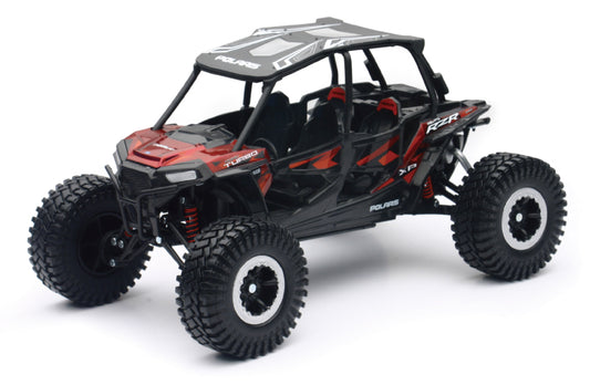 New Ray Toys - New Ray Toys Polaris RZR XP4 Rock Crawler (Titanium Metallic)/ Scale - 1:18 - 57976B