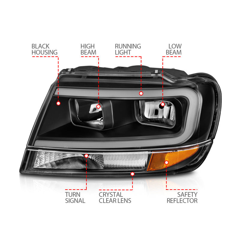 ANZO - Headlight Assembly - 111537