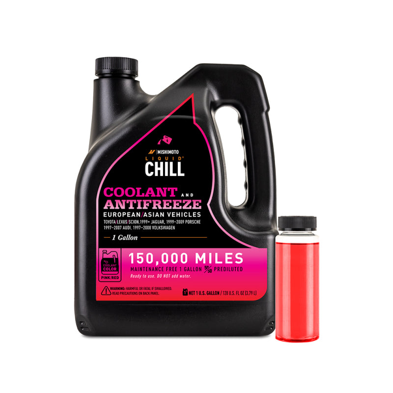 Mishimoto - Mishimoto Liquid Chill EG Coolant, European/Asian Vehicles, Pink/Red - MMRA-LC-EG-PK