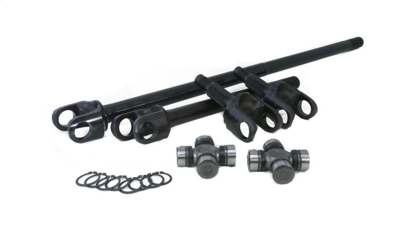 Revolution Gear & Axle - Revolution Gear & Axle Jeep TJ/YJ/XJ Dana 30 w/27 Spline Chromoly Discovery Series Front Axle Kit - DC-D30-TJ