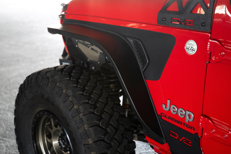 DV8 Offroad - DV8 Offroad 20-23 Jeep Gladiator JT Slim Fender Flares - FDGL-07