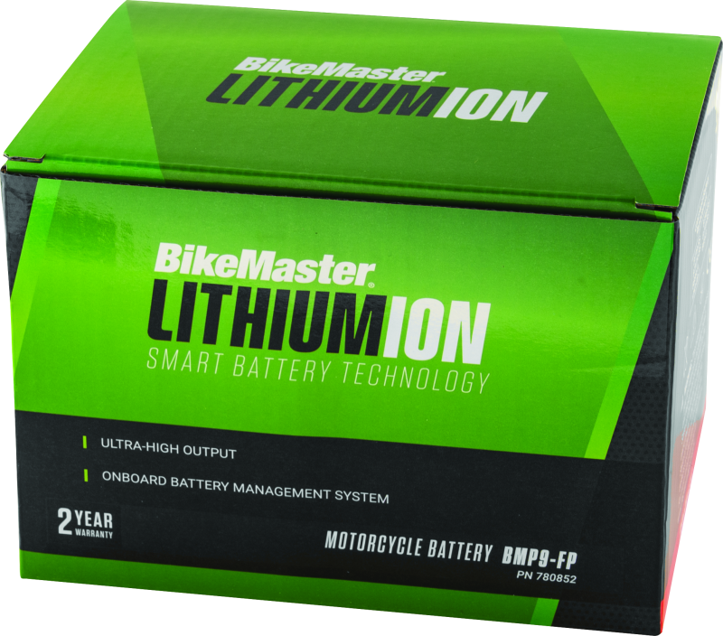 BikeMaster - BikeMaster Lithium Ion 2.0 Battery BMP9-FP - 780852