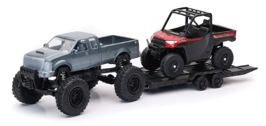 New Ray Toys - New Ray Toys Offroad Pickup with Polaris Ranger XP1000 EPS - 50076