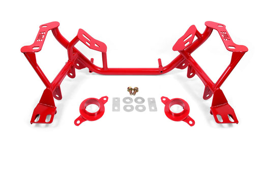 BMR Suspension - BMR 96-04 Ford Mustang K-Member Standard Version w/ Spring Perches - Red - KM742R