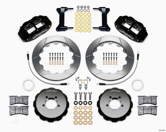 Wilwood - Wilwood Narrow Superlite 6R Front Hat Kit 12.88in 2012-Up Toyota / Scion FRS w/ Lines - 140-12870