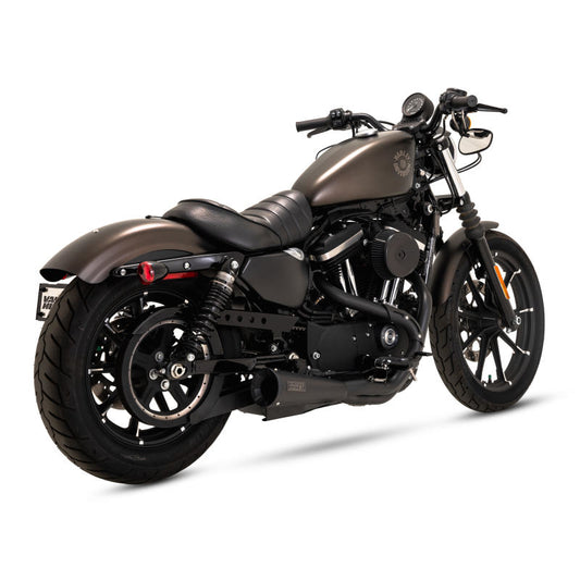 Vance and Hines - Vance & Hines 14-22 Sportsters Stainless 2-1 Upsweep Exhaust - Black - 47328